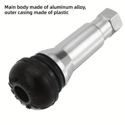  4/8 cái Nắp van lốp không săm TR414, Van lốp gắn nhanh, Nắp van cao su chống bụi, Phụ kiện xe hơi phổ thông 4