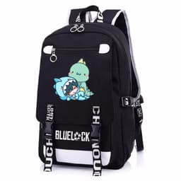 Balo nam nữ in hình BLUE LOCK ver Nằm ngủ chibi anime cặp sách đi học tiện lợi thời trang 2