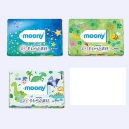 Khăn ướt Moony Không Mùi 99% Nước Tinh Khiết nội địa Nhật gói 76 tờ/gói 1