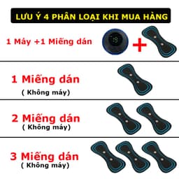 Miếng dán massage xung điện toàn thân 8 chế độ, 19 Cường Độ Giảm Đau Nhức Hiệu Quả 9