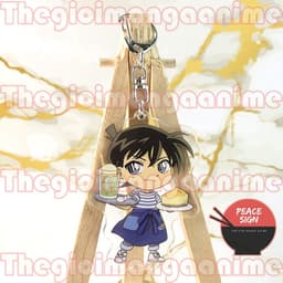 (mua 1 tặng 1) Móc khóa DETECTIVE CONAN Thám Tử Lừng Danh ver PHỤC VỤ mica trong acrylic anime chibi độc đáo 4