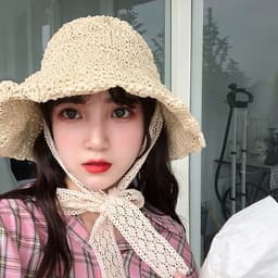 Mũ Nón Cói Nữ Đi Biển Vành Rộng Thời Trang Cao Cấp Tiểu Thư Có Dây Buộc Xinh Xinh 9