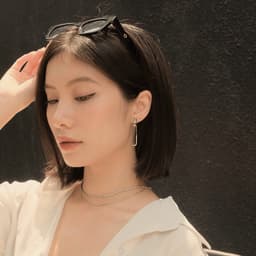 Bông Tai Cây Xỏ Bạc 925 NHÀ CÚ Hình Chữ Nhật Đính Đá Zircon Cz 5A Bo Góc Sang Trọng Phong Cách Hàn Quốc 18282 2