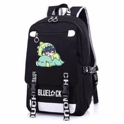 Balo nam nữ in hình BLUE LOCK ver Nằm ngủ chibi anime cặp sách đi học tiện lợi thời trang 3