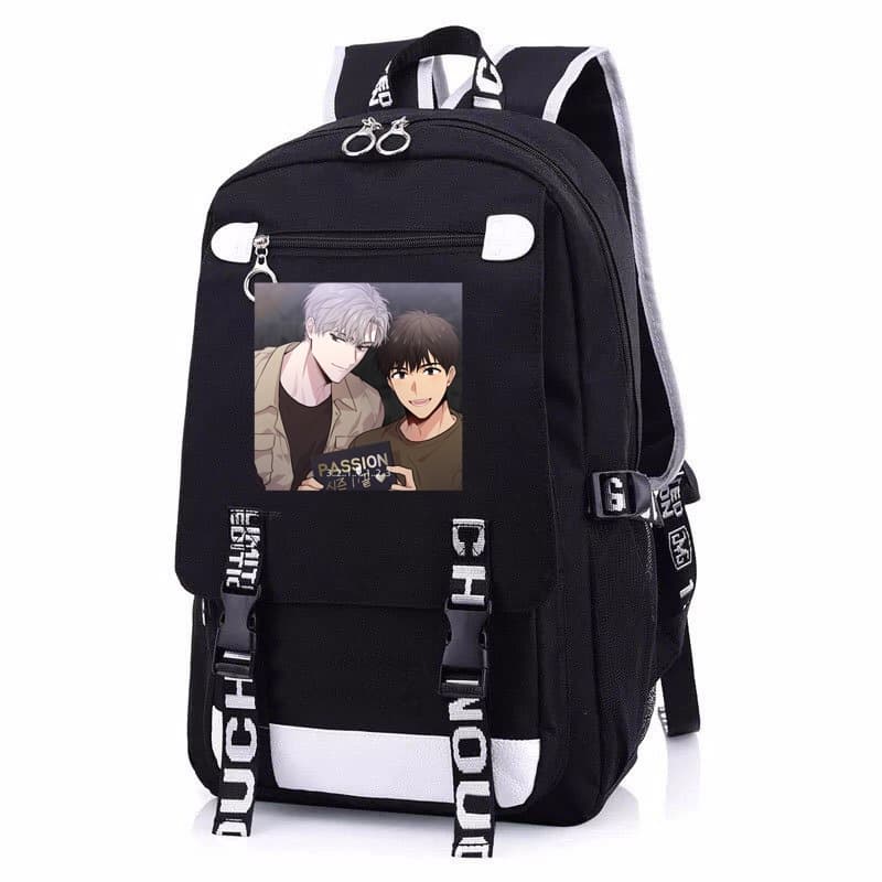 Balo nam nữ in hình Passion BL chibi anime cặp sách đi học tiện lợi thời trang