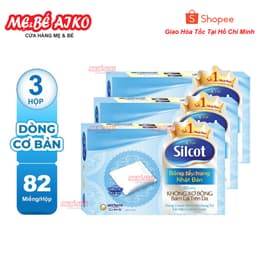 Combo 3 Hộp Bông Tẩy Trang NHẬT BẢN SILCOT 82 miếng 1