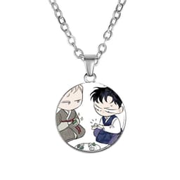 Vòng cổ in hình nhân vật ROSES AND CHAMPAGNE Hoa Hồng và Rượu Vang manhwa BL chibi xinh xắn phụ kiện trang sức 3