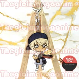 (mua 1 tặng 1) Móc khóa DETECTIVE CONAN Thám Tử Lừng Danh ver PHỤC VỤ mica trong acrylic anime chibi độc đáo 6