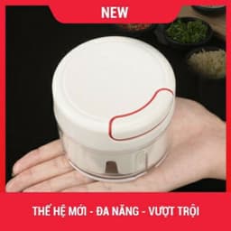 Máy xay tỏi ớt mini kéo tay tiện  lợi 3