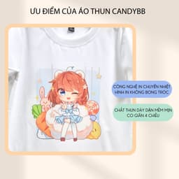 Áo thun bé gái Simmy Hero Team chibi siêu đẹp 3