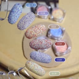 Set nhũ dạ 6 màu design trang trí tạo vô số mẫu nail đẹp Hot [ NAILS SUPPLY ] 5