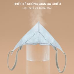 [Gói 10 Chiếc- Màu Trắng]Khẩu trang 5D Gumi 3 lớp mask kháng khuẩn lọc bụi PM 2.5M 5
