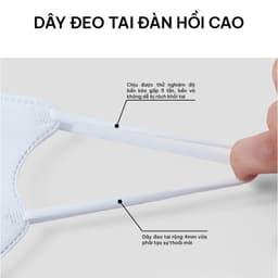 [Gói 10 Chiếc- Màu Trắng]Khẩu trang 5D Gumi 3 lớp mask kháng khuẩn lọc bụi PM 2.5M 6