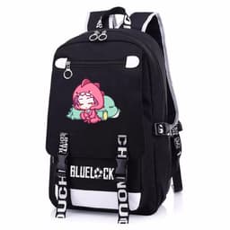 Balo nam nữ in hình BLUE LOCK ver Nằm ngủ chibi anime cặp sách đi học tiện lợi thời trang 6