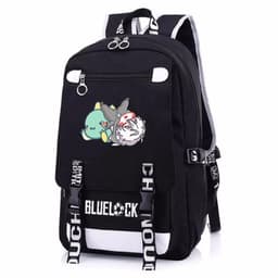 Balo nam nữ in hình BLUE LOCK ver Nằm ngủ chibi anime cặp sách đi học tiện lợi thời trang 8