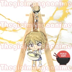 (mua 1 tặng 1) Móc khóa DETECTIVE CONAN Thám Tử Lừng Danh ver PHỤC VỤ mica trong acrylic anime chibi độc đáo 3
