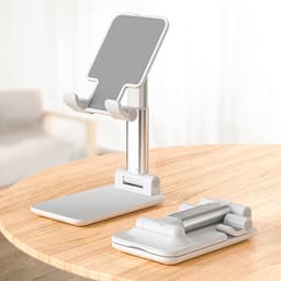 Giá đỡ điện thoại,kệ để máy tính bảng đa năng tăng giảm chiều cao gấp gọn chắc chắn 2