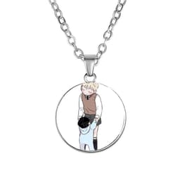 Vòng cổ in hình nhân vật ROSES AND CHAMPAGNE Hoa Hồng và Rượu Vang manhwa BL chibi xinh xắn phụ kiện trang sức 4