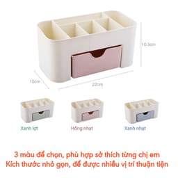  Kệ đựng mỹ phẩm có ngăn kéo tiện lợi, gọn gàng 5