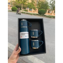 Bộ Bình Giữ Nhiệt Có Kèm 2 Cốc 500ML Lõi Inox Cao Cấp, Fullbox Làm Quà Tặng Sang Trọng Chất Lượng Cao 7