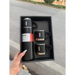 Bộ Bình Giữ Nhiệt Có Kèm 2 Cốc 500ML Lõi Inox Cao Cấp, Fullbox Làm Quà Tặng Sang Trọng Chất Lượng Cao 5