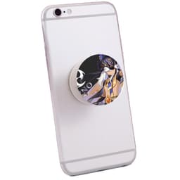 Giá đỡ điện thoại pop socket in hình GENSHIN IMPACT ver Gạch chéo tiện lợi xinh xắn anime chibi 6