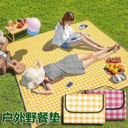 Thảm dã ngoại picnic 2m x 2m, thích hợp đi du lịch, đi phượt chụp ảnh, bạt trải cắm trại gấp gọn, không thấm nước 4