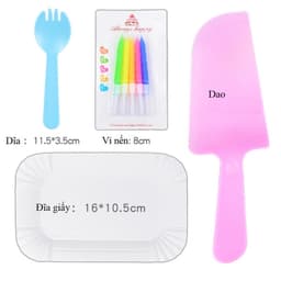 Giảm gia - Bộ dao muỗng  cắt bánh kem cho 10 người 3