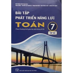 Sách - Bài tập phát triển năng lực Toán 7 ( Tập 1 + Tập 2) Kết nối 4