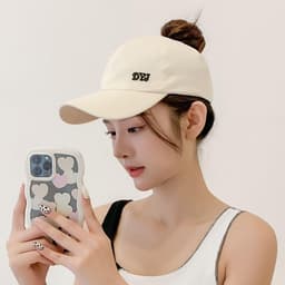 M09 Mũ/Nón Lưỡi Trai Cotton Hở Chóp Thời Trang Hàn Quốc Dành Cho Nữ thêu chữ DYJ 6
