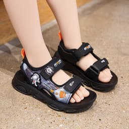 [Thanh Lý]Sandal bé trai siêu nhân, phi hành gia kiểu dáng thể thao, dép cho bé trai mềm êm chân quai dù chắc chắn 5