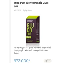 [ GIÁ SỈ ] - Thực phẩm  Siberian GLUCO BOX, Hỗ trợ kiểm soát đường huyết, tăng cường chuyển hóa carbohydrate và chất béo 7
