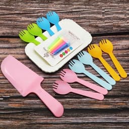 Giảm gia - Bộ dao muỗng  cắt bánh kem cho 10 người 5