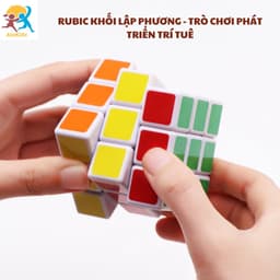 Đồ Chơi Trí Tuệ Cho Bé Rubik Lập Phương 3×3 Sunkids Giúp Bé Vừa Học Vừa Chơi 1