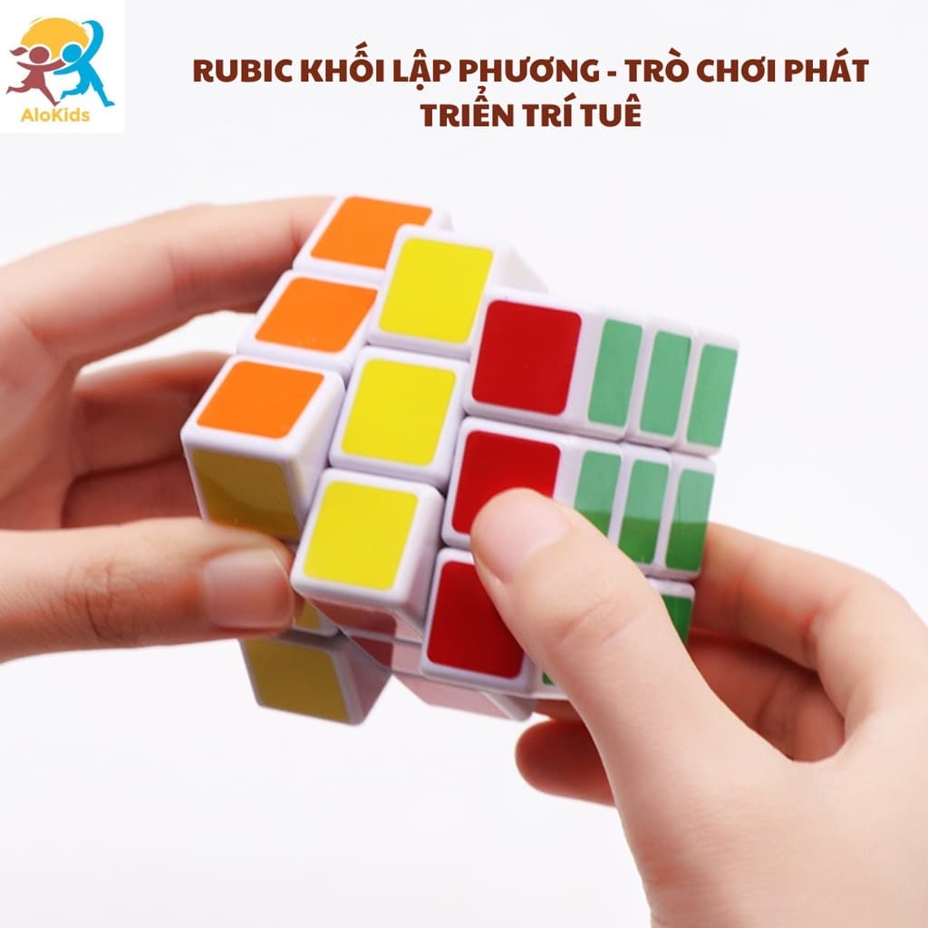 Đồ Chơi Trí Tuệ Cho Bé Rubik Lập Phương 3×3 Sunkids Giúp Bé Vừa Học Vừa Chơi