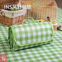 Thảm dã ngoại picnic 2m x 2m, thích hợp đi du lịch, đi phượt chụp ảnh, bạt trải cắm trại gấp gọn, không thấm nước 1