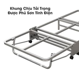 Giường gấp văn phòng Pehouse PH-23116 có bánh xe di chuyển, khung kim loại chắc chắn bảo hành 1 năm 22 4
