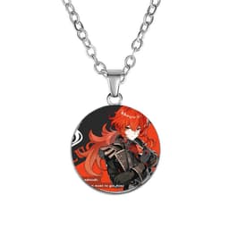 Vòng cổ in hình nhân vật GENSHIN IMPACT ver Gạch chéo game anime chibi xinh xắn phụ kiện trang sức 8