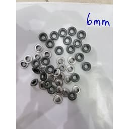 Khoen ore 6mm Khuy bấm giày xỏ lỗ dây dù giày thể thao Bằng Nhôm bọc sơn Nhiều màu Túi 100 cái Có long đền 7