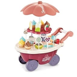 Đồ chơi xe đẩy kem có đèn nhạc 2 tầng 30 chi tiết cho bé Sankid 1