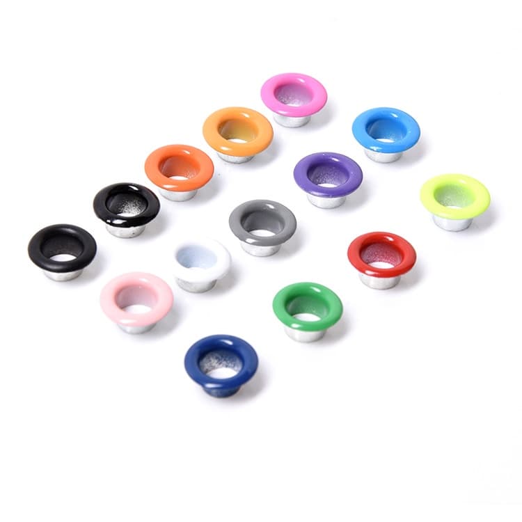 Khoen ore 5mm Bằng Nhôm bọc sơn Nhiều màu Túi 100 cái Không long đền Bấm giày bata, túi giấy, đồ thủ công