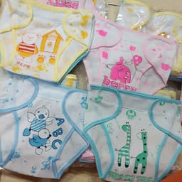 Set 10 Tã Vải Dán /Tã Quần Đóng Bỉm Sơ Sinh Chất Cotton Mềm Mại Có Họa Tiết 2