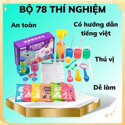 Bộ 78 Thí Nghiệm Khoa Học Vật Lý, Hóa Học Cho Trẻ Em Khám Phá Nguyên Lý Khoa Học (Có Kèm Hướng Dẫn Tiếng Việt) 9
