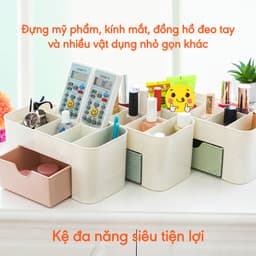  Kệ đựng mỹ phẩm có ngăn kéo tiện lợi, gọn gàng 4