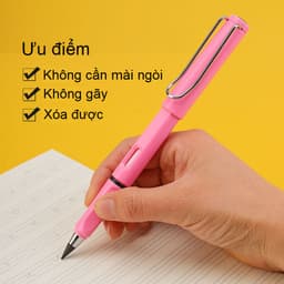(Chọn Màu) Combo 3 Bút Chì Vĩnh Cửu Kèm 1 Tẩy Chì Không Độc Hại, An Toàn Cho Bé 2