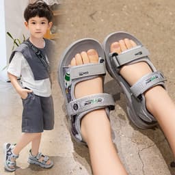 [Thanh Lý]Sandal bé trai siêu nhân, phi hành gia kiểu dáng thể thao, dép cho bé trai mềm êm chân quai dù chắc chắn 4