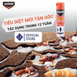 Bình xịt muỗi, kiến, gián ChainDrite Thái Lan 600ml, xịt côn trùng an toàn tuyệt đối cho gia đình 8