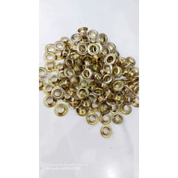 1KG Khoen ore mắt cáo 4mm,5mm,6mm,8mm,10mm bằng sắt xi màu VÀNG khuy ore mắt cáo bấm bạt, túi giấy Không long đền 8