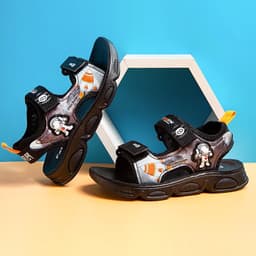 [Thanh Lý]Sandal bé trai siêu nhân, phi hành gia kiểu dáng thể thao, dép cho bé trai mềm êm chân quai dù chắc chắn 3