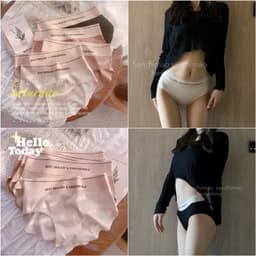 Set 5 Quần Lót Thể Thao Lưng Cao Không Đường May Thoáng Khí Abel 1035 LILIRIA 9